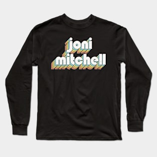 Retro Joni Mitchell Long Sleeve T-Shirt